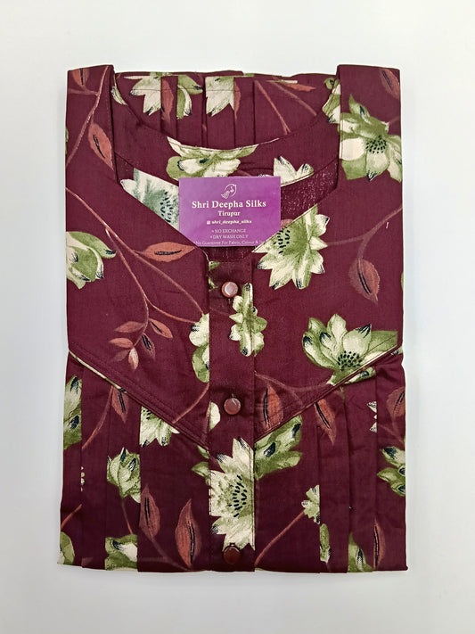 Premium Spun Cotton Nighty - PQNT29