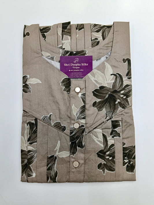Premium Spun Cotton Nighty - PQNT38