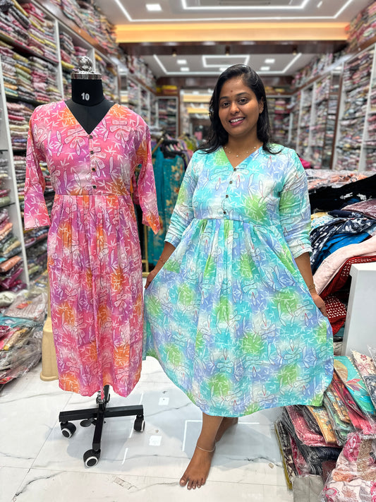 Fluorescent Green Fluffy Midi - FM16