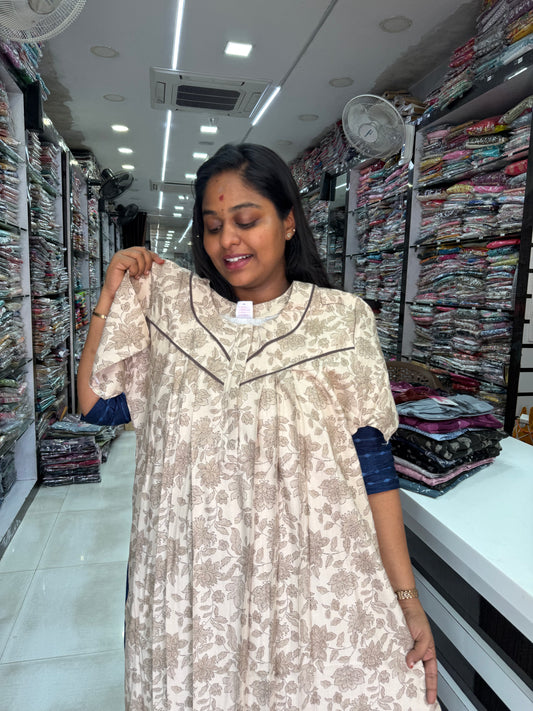Premium Spun Cotton Nighty
