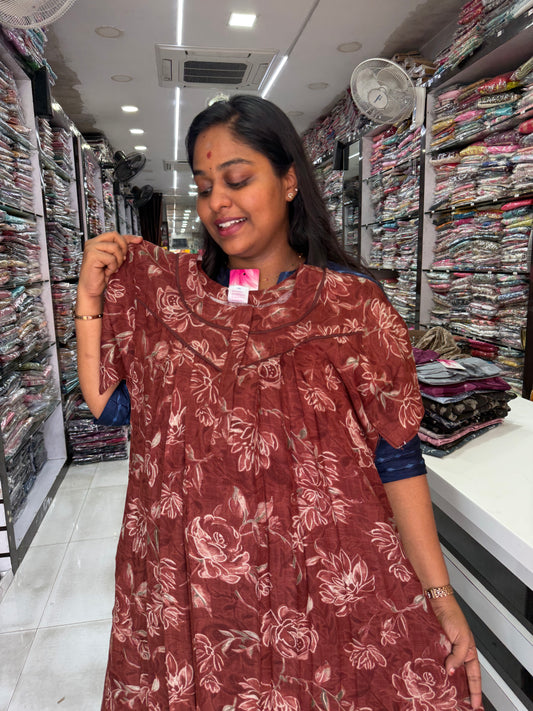 Premium Spun Cotton Nighty