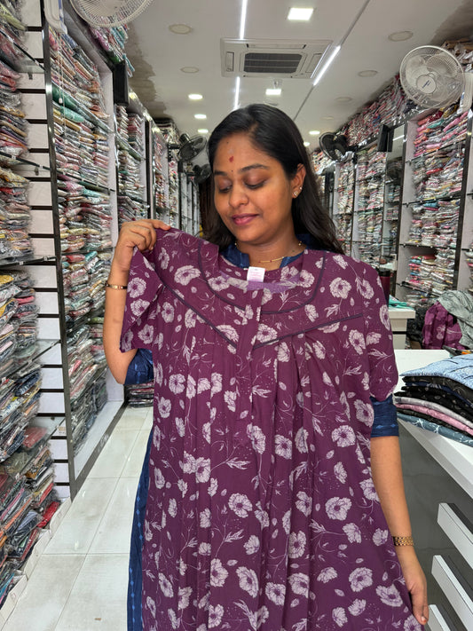Premium Spun Cotton Nighty