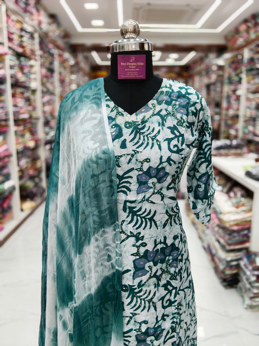 Office Wear Vatican Silk 3 Pcs Salwar Set