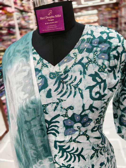 Office Wear Vatican Silk 3 Pcs Salwar Set