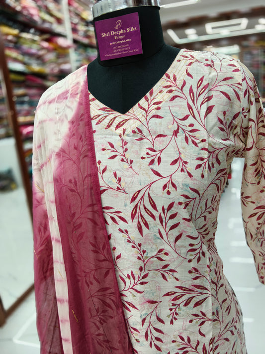 Office Wear Vatican Silk 3 Pcs Salwar Set