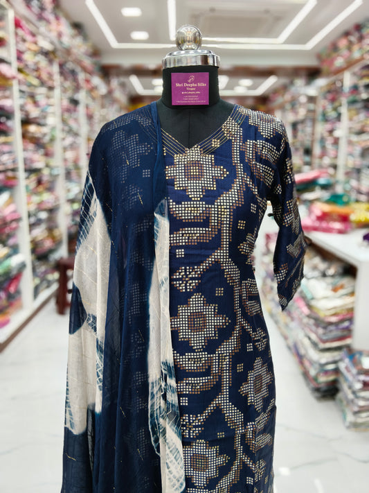 Office Wear Vatican Silk 3 Pcs Salwar Set