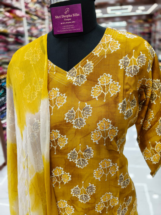 Office Wear Vatican Silk 3 Pcs Salwar Set