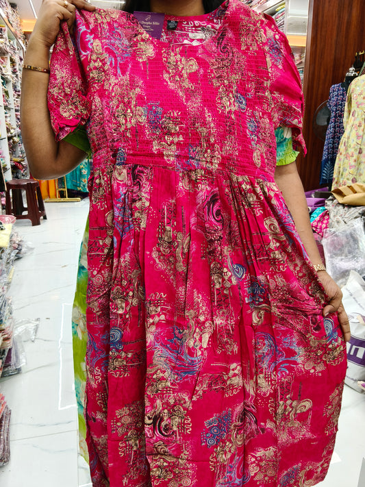 Smoky Midi Rani Pink - SM28