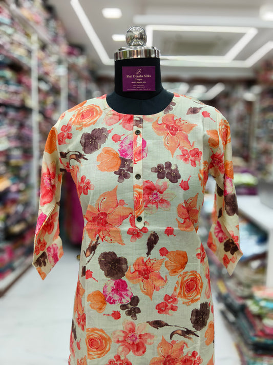 Vatican Silk Budget Kurti - NBK03