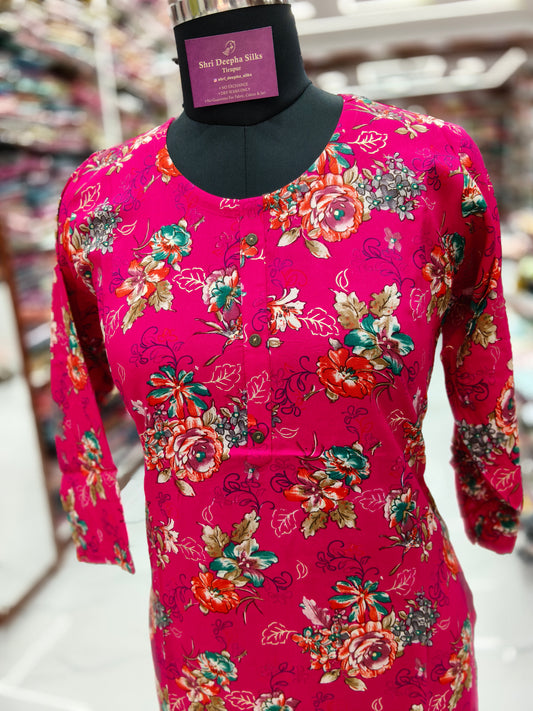 Spun Cotton Budget Kurti - NBK04