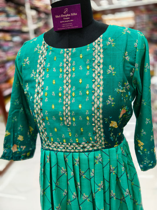 Spun Cotton Floral Fluffy Midi - FM20