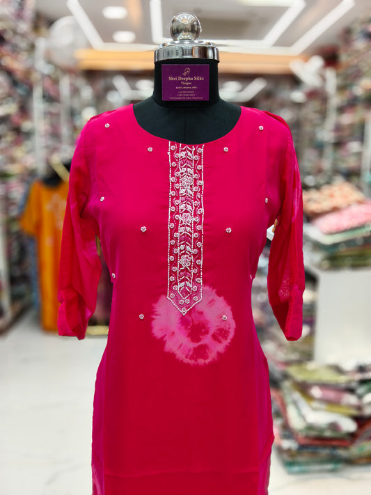 Premium Silk Kurti - PSK09