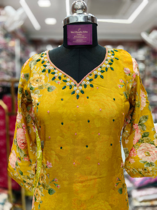 Premium Party Wear 3 Pcs Salwar Set - PSS