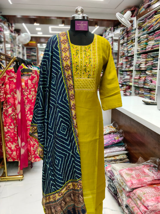 Premium Party Wear 3 Pcs Salwar Set - PSS