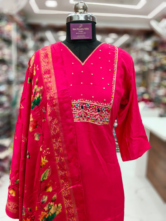 Premium Party Wear 3 Pcs Salwar Set - PSS