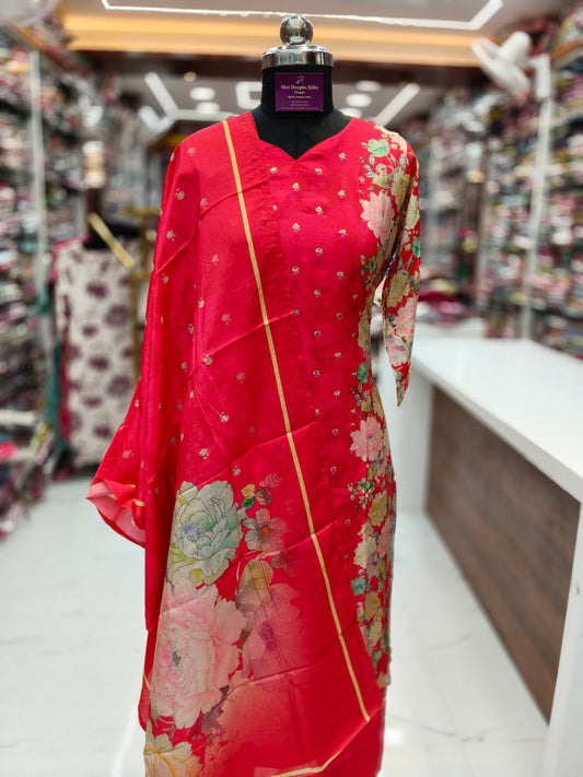 Budget Party Wear 3 Pcs Salwar Set