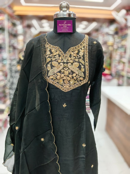 Premium Party Wear 3 Pcs Salwar Set - PSS