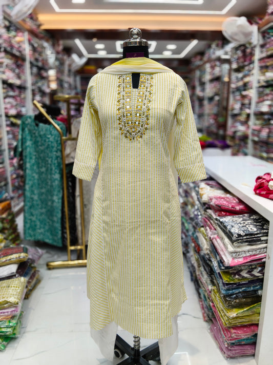 Budget Party Wear 3 Pcs Salwar Set