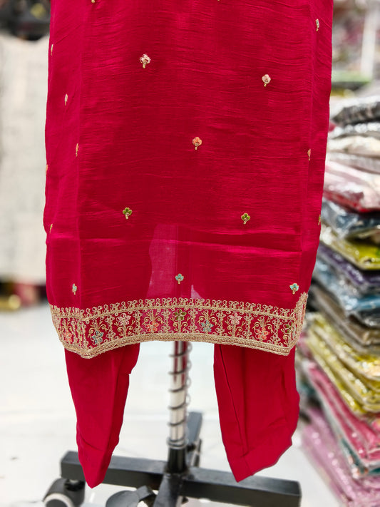 Premium Party Wear 3 Pcs Salwar Set - PSS