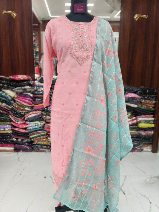 Premium Party Wear 3 Pcs Salwar Set - PPSS12