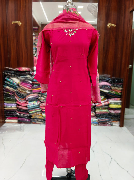 Premium Party Wear 3 Pcs Salwar Set - PPSS08