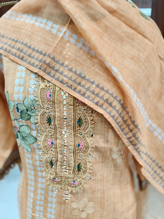 Premium Party Wear 3 Pcs Salwar Set - PPSS09