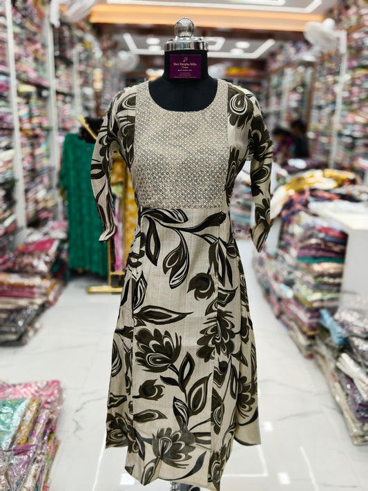 Vatican Silk Aline Kurti - ALKT43