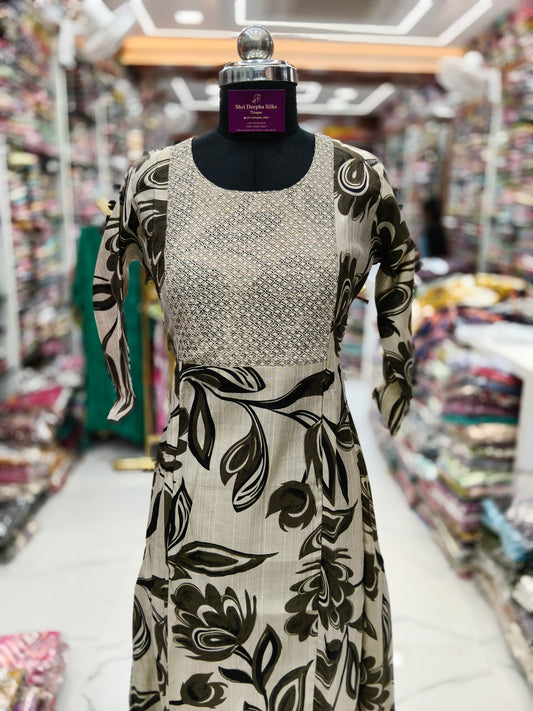 Vatican Silk Aline Kurti - ALKT43