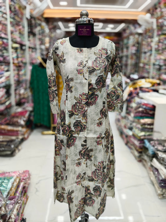 Vatican Silk Aline Kurti - ALKT45