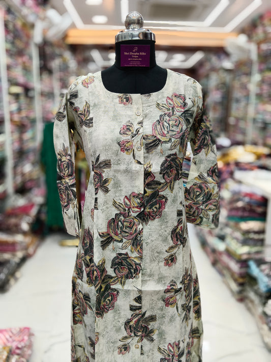 Vatican Silk Aline Kurti - ALKT45