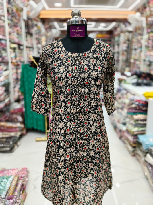 Vatican Silk Aline Kurti - ALKT49