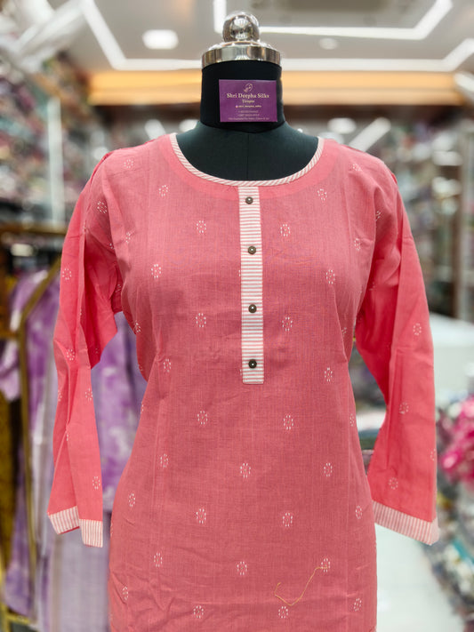 Cotton Straight Cut Kurti - SCKT38