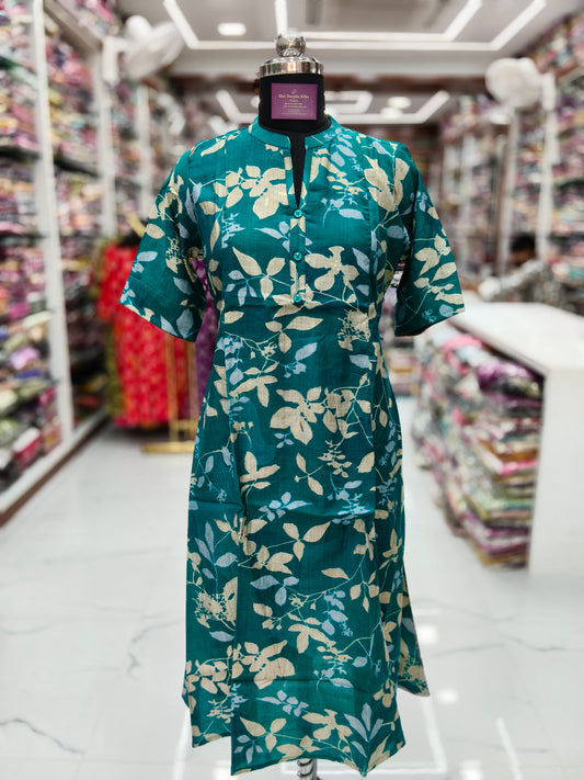 Vatican Silk Aline Kurti - AVKT10