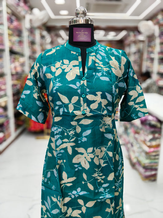 Vatican Silk Aline Kurti - AVKT10