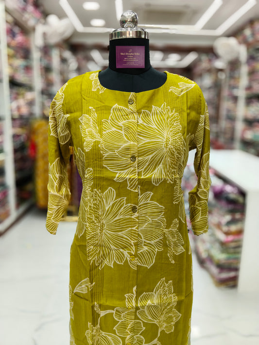 Vatican Silk Straight Cut Kurti - SCKT03