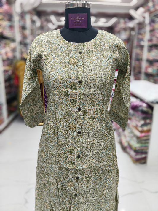 Vatican Silk Aline Kurti - ALKT57