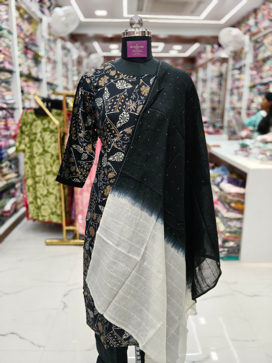 Casual Wear Vatican Silk 3 Pcs Salwar Set - CWSS12