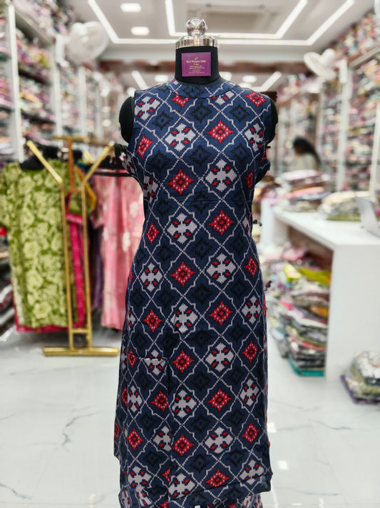 Aline Halter Neck Spun Cotton Co Ord Set - AHCS18