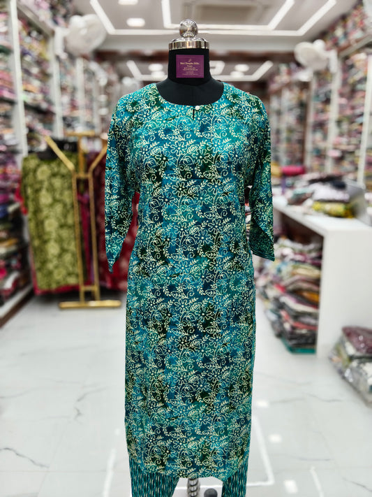 Casual Wear Spun Cotton 3 Pcs Salwar Set - CWSS22