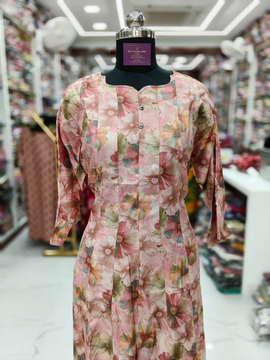 Vatican Silk Aline Kurti - ALKT76