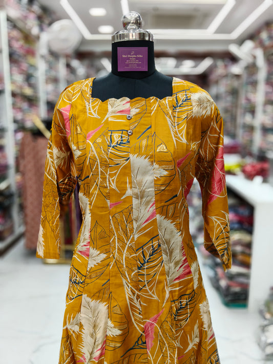 Vatican Silk Aline Kurti - ALKT77