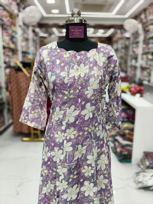 Vatican Silk Aline Kurti - ALKT83