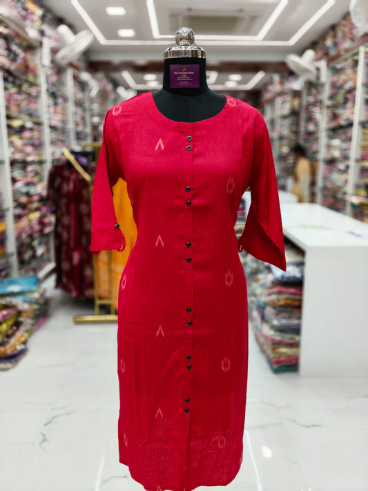 Vatican Silk Straight Cut Kurti - SCKT47