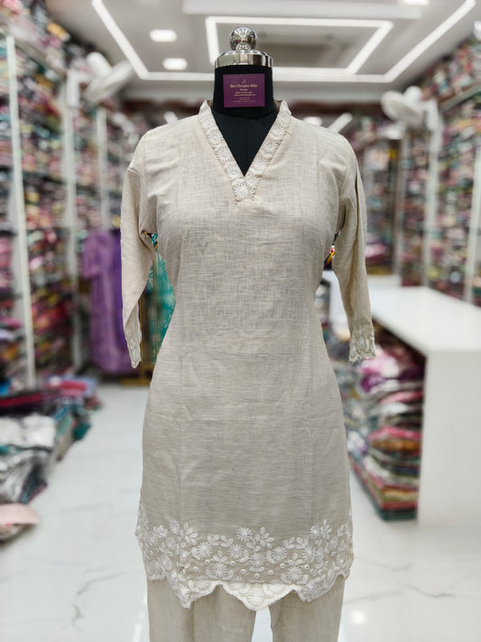 Premium Linen Cotton Co Ord Set - LCCS01