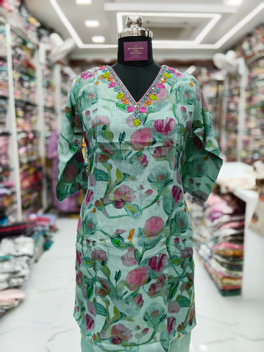 Premium Linen Cotton Co Ord Set - LCCS02