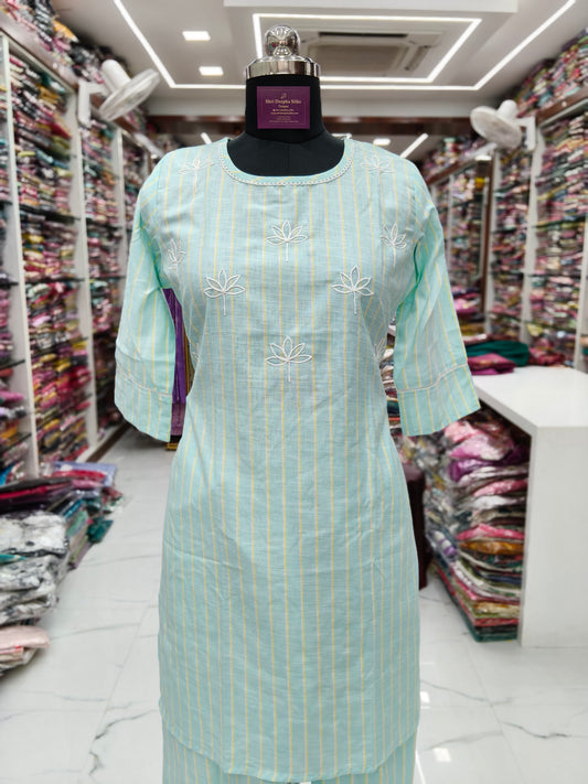 Premium Linen Cotton Co Ord Set - LCCS04
