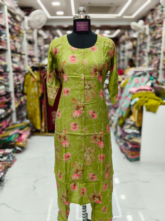 Vatican Silk Co Ord Set with Dupatta - COSD01