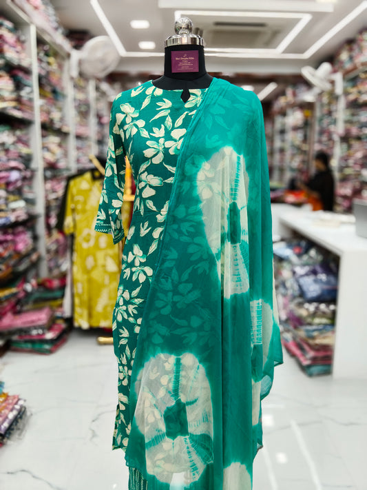 Casual Wear Spun Cotton 3 Pcs Salwar Set - CWSS39