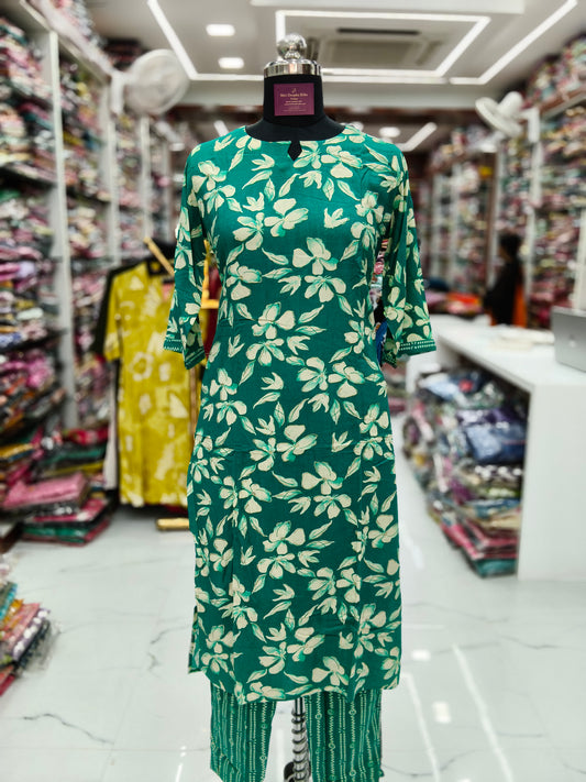 Casual Wear Spun Cotton 3 Pcs Salwar Set - CWSS39