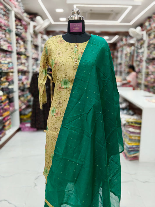 Tissue Silk 3 Pcs Salwar Set - CWSS43